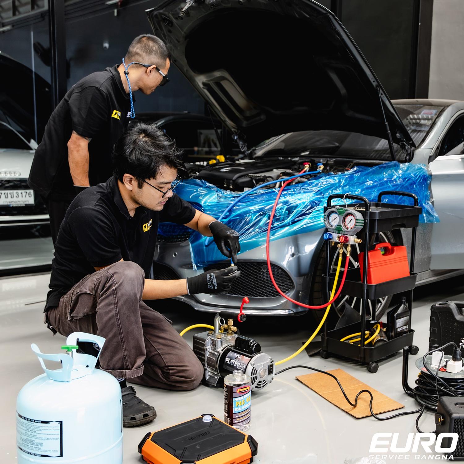 ซ่อมแอร์รถ-Benz-C250