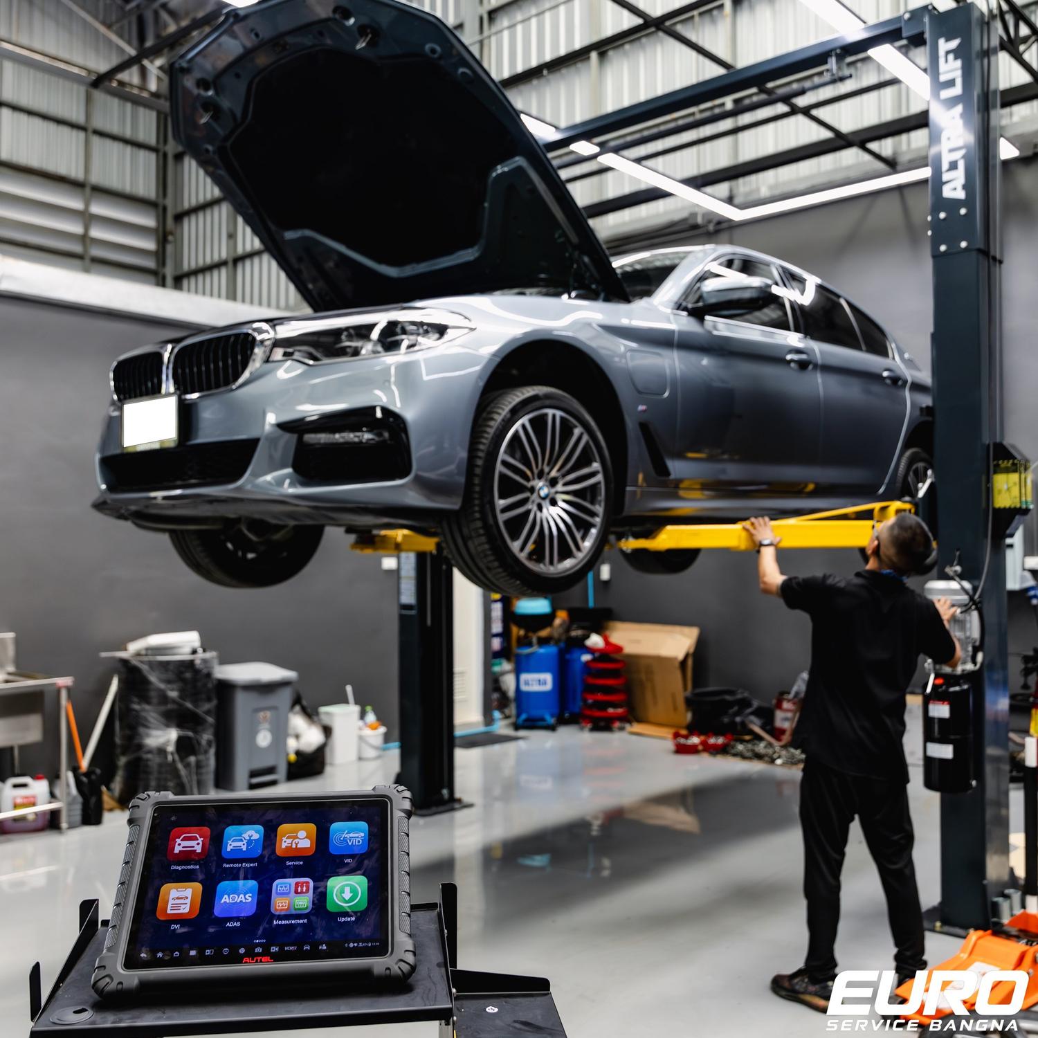 เช็คช่วงล่าง Bmw-Series 5 ด้วยเครื่อง Autel